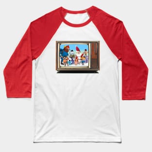 Rudolph Gang on a Vintage TV Baseball T-Shirt